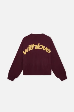Scuffers Knitwear^Amore Burgundy Knit