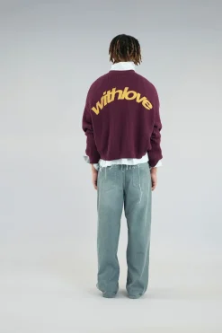 Scuffers Knitwear^Amore Burgundy Knit