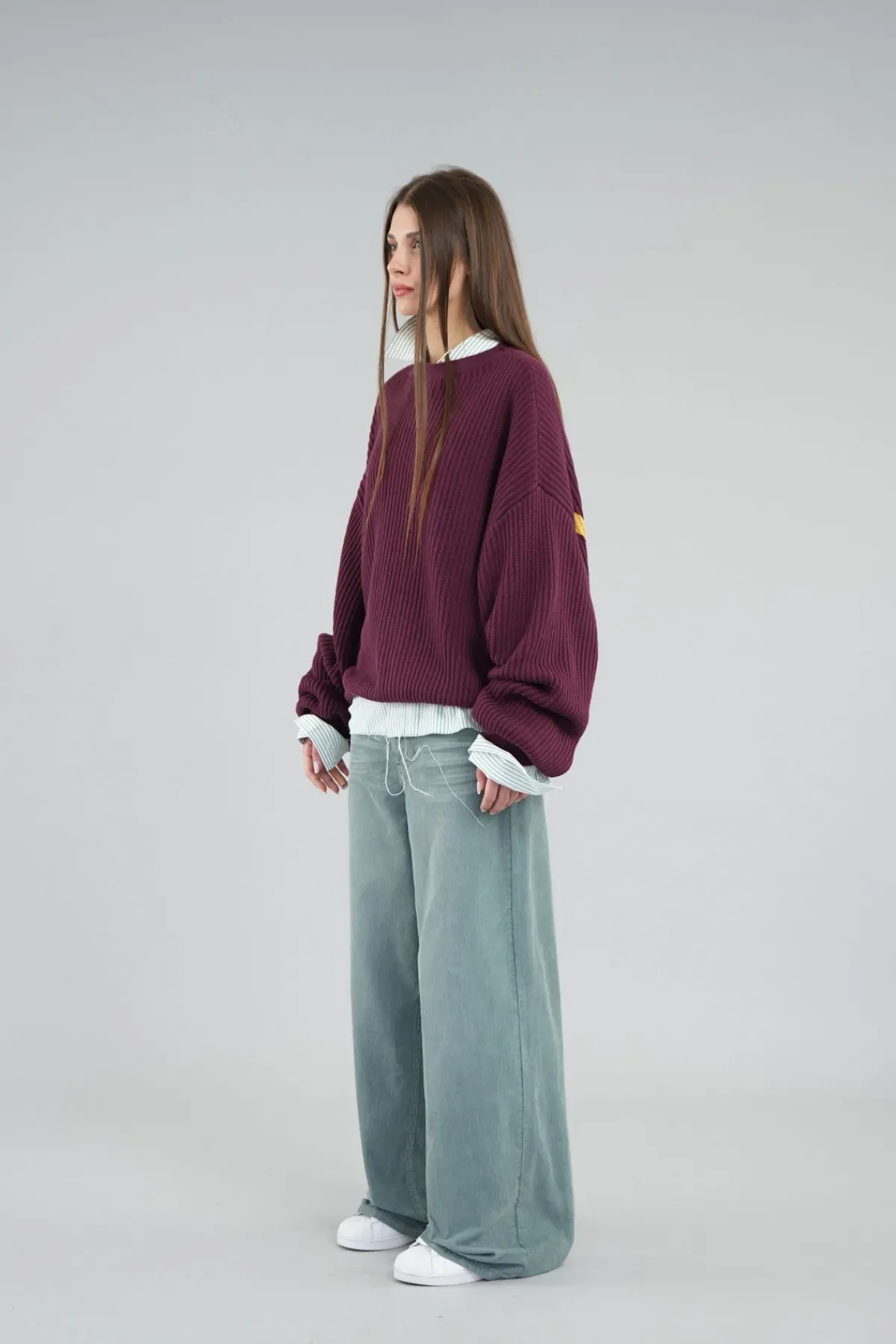Scuffers Knitwear^Amore Burgundy Knit