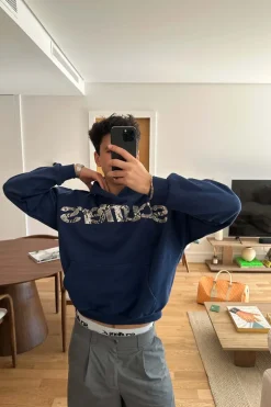 Scuffers Hoodies^Animal Blue Hoodie