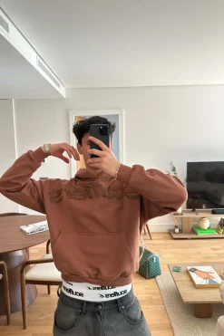Scuffers Hoodies^Animal Brown Hoodie