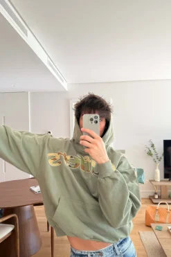Scuffers Hoodies^Animal Green Hoodie