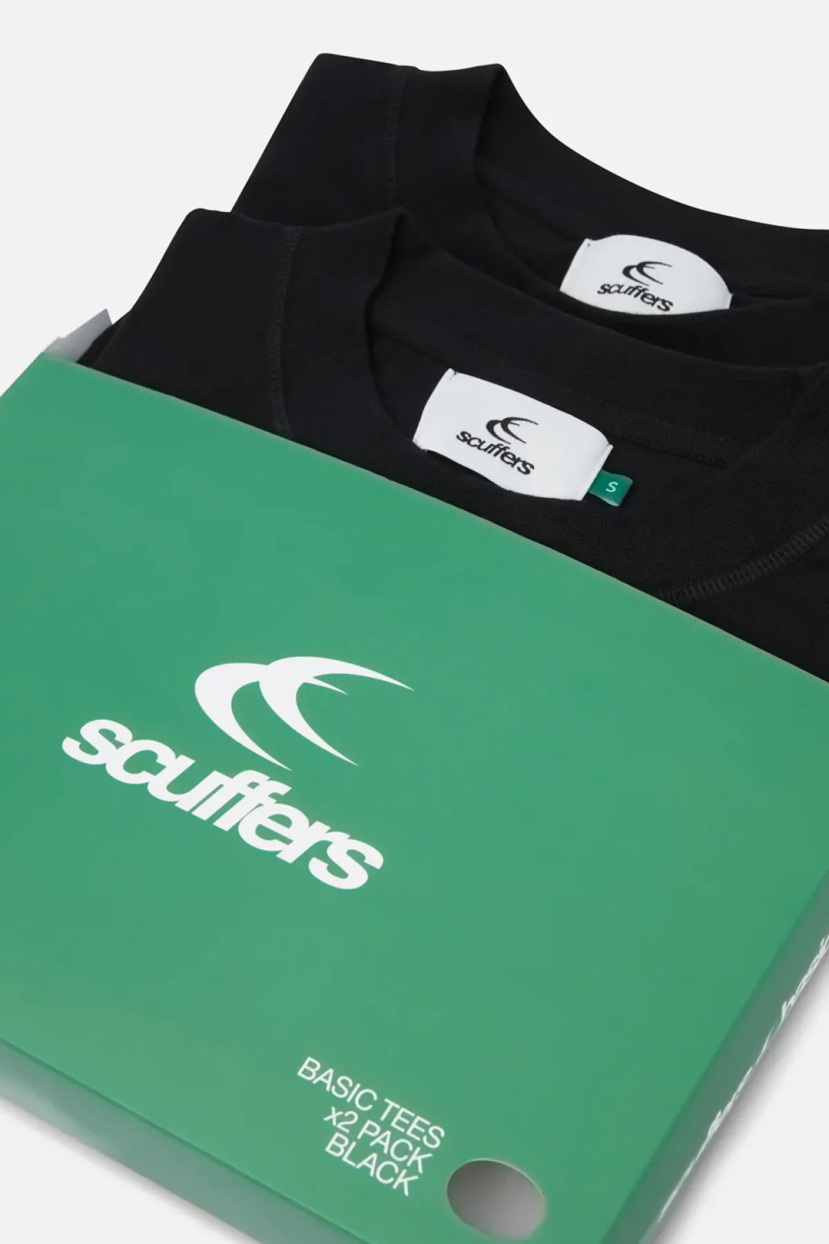 Scuffers The Basics By Scuffers | T-shirts^Basic Black T-Shirt Pack
