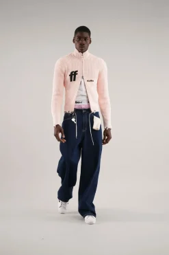 Scuffers Knitwear^Blackie Ecru Zipper Knit