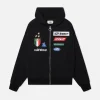Scuffers Hoodies^By Air Black Zipper