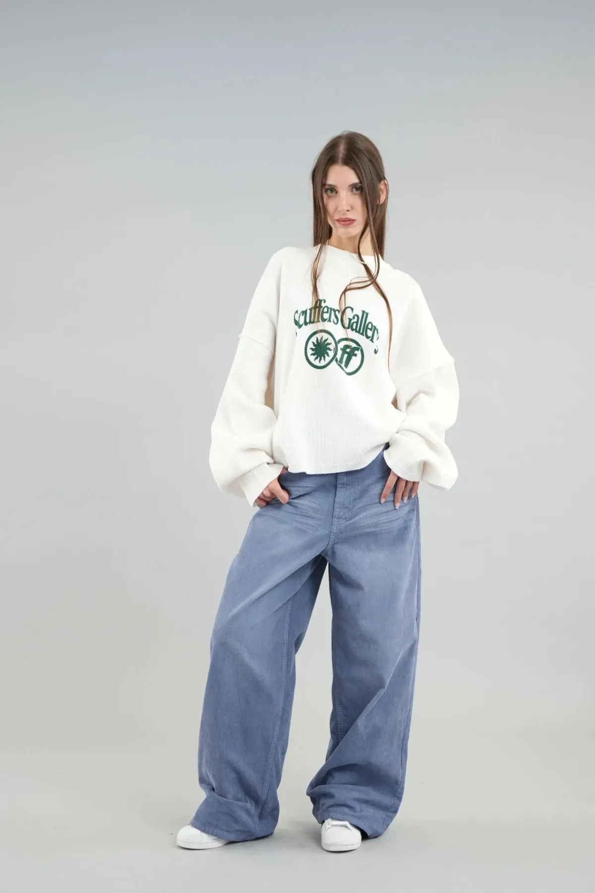 Scuffers Crewneck^Cala Ecru Sweatshirt