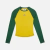 Scuffers Long Sleeves^Caravan Yellow & Green Longsleeve