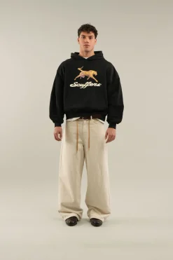Scuffers Hoodies^Cheetah Black Hoodie