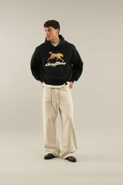 Scuffers Hoodies^Cheetah Black Hoodie