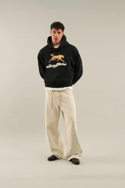 Scuffers Hoodies^Cheetah Black Hoodie