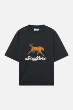 Scuffers T-shirts^Cheetah Black T-shirt
