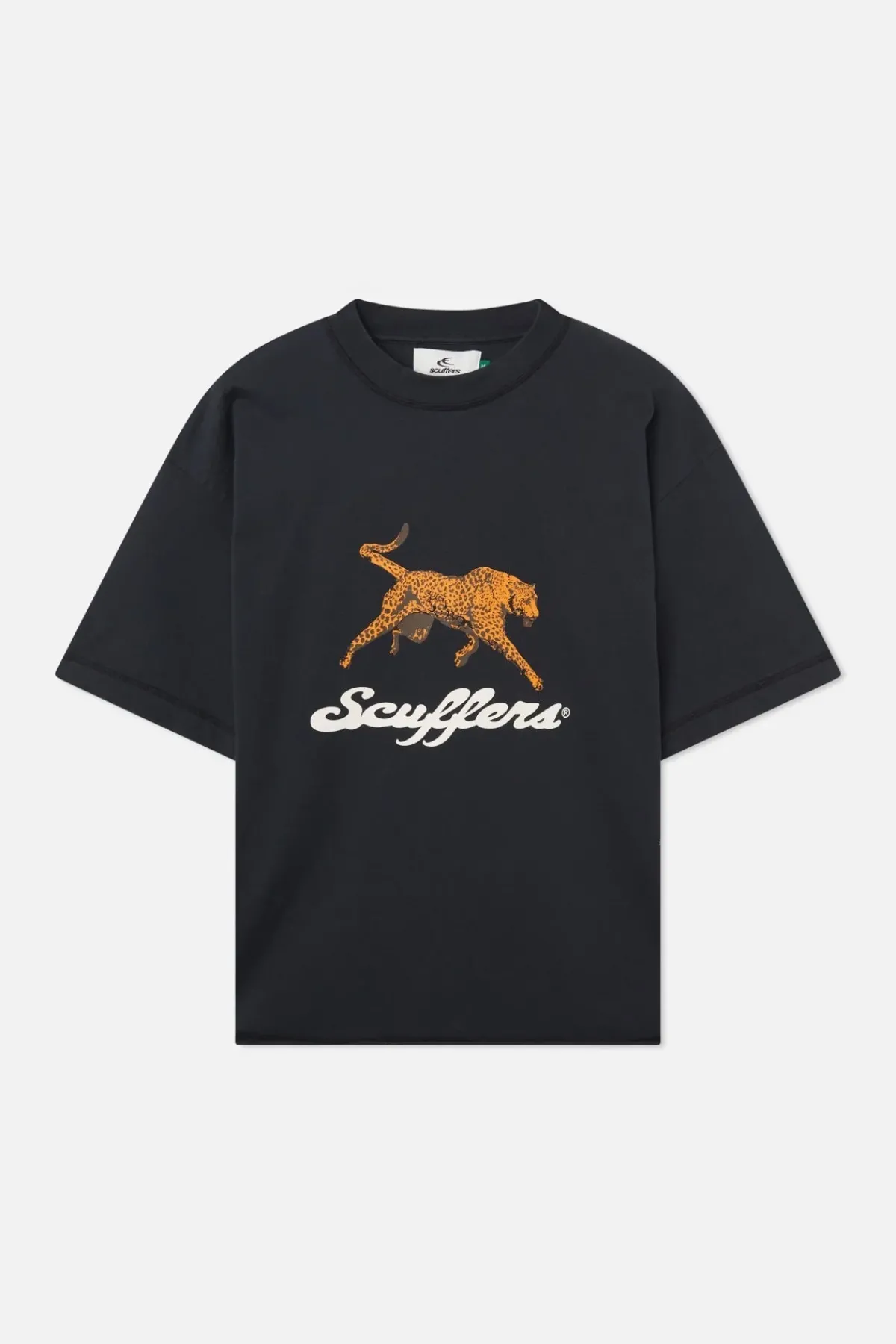 Scuffers T-shirts^Cheetah Black T-shirt