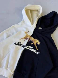 Scuffers Hoodies^Cheetah Ecru Hoodie