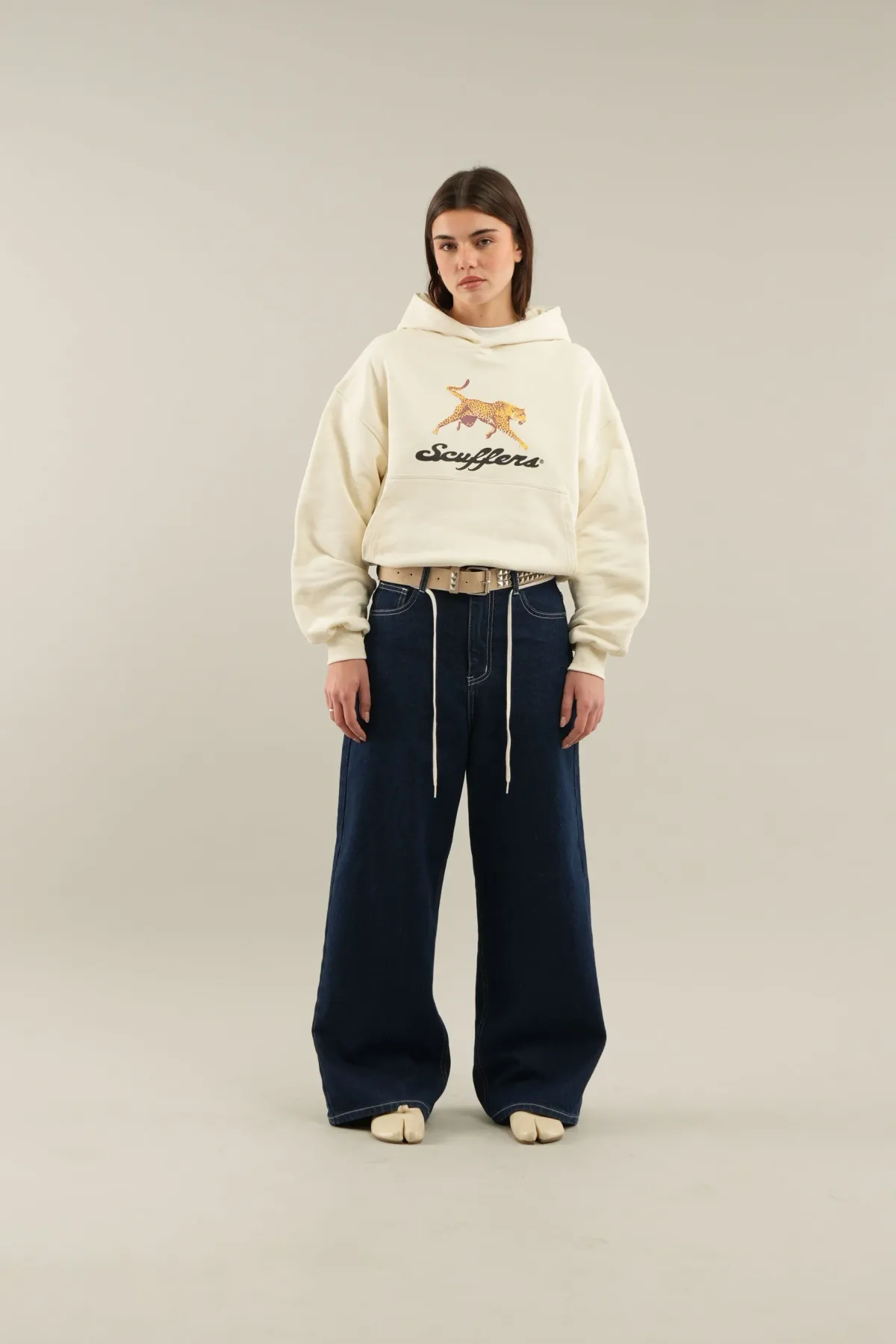 Scuffers Hoodies^Cheetah Ecru Hoodie