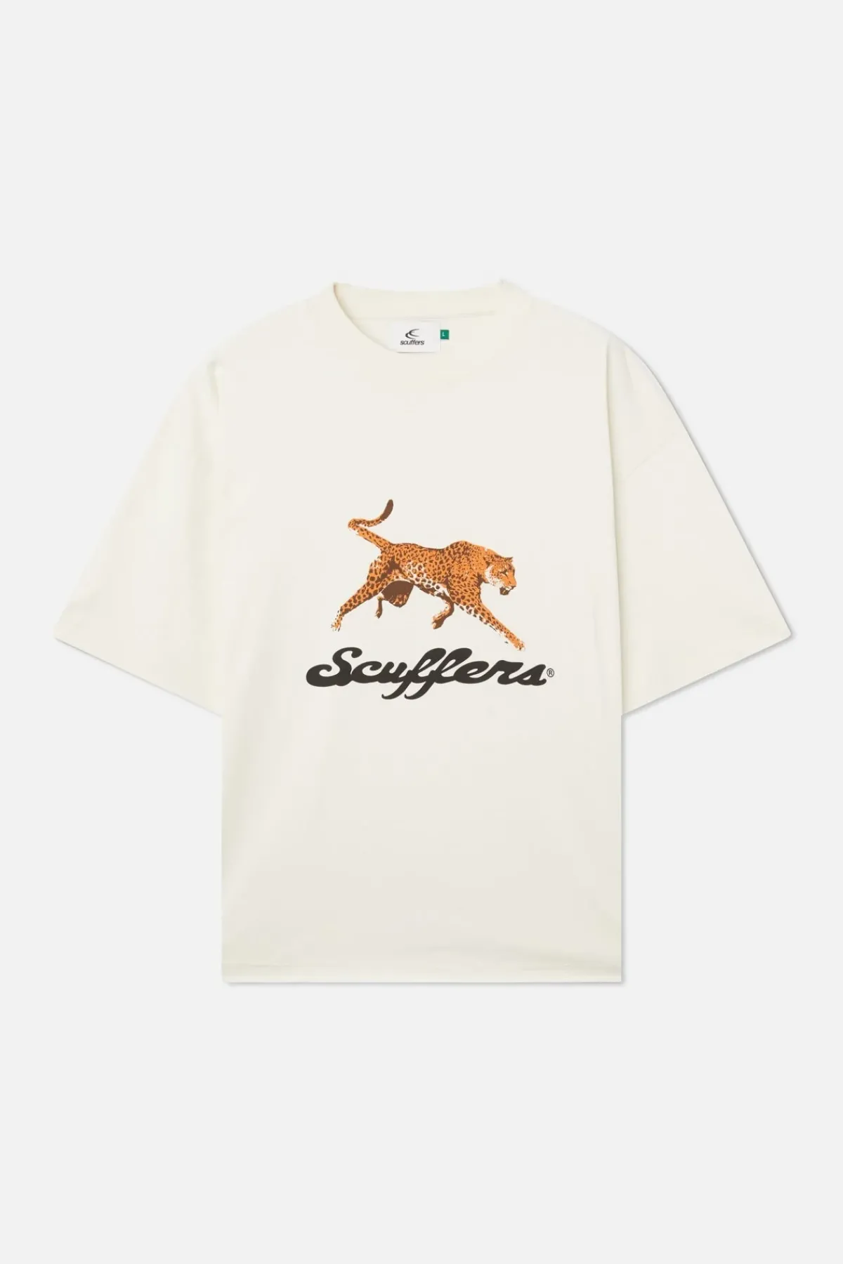 Scuffers T-shirts^Cheetah White T-shirt