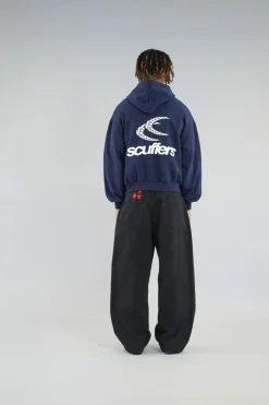Scuffers Hoodies^Chester Blue Hoodie