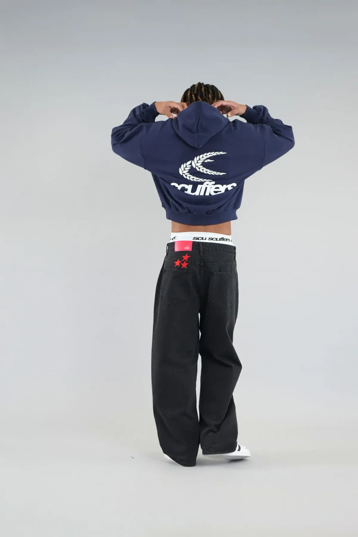 Scuffers Hoodies^Chester Blue Hoodie