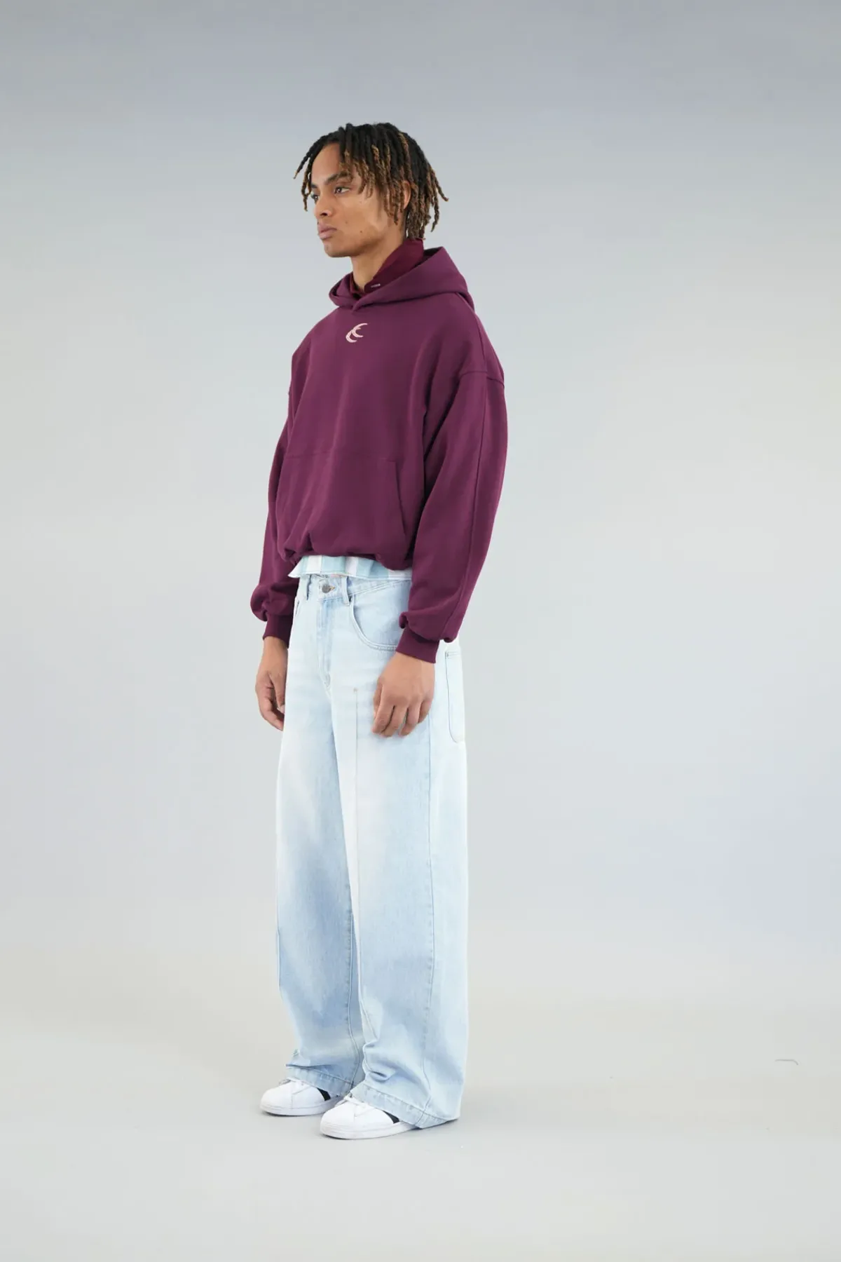 Scuffers Hoodies^Chester Burgundy Hoodie
