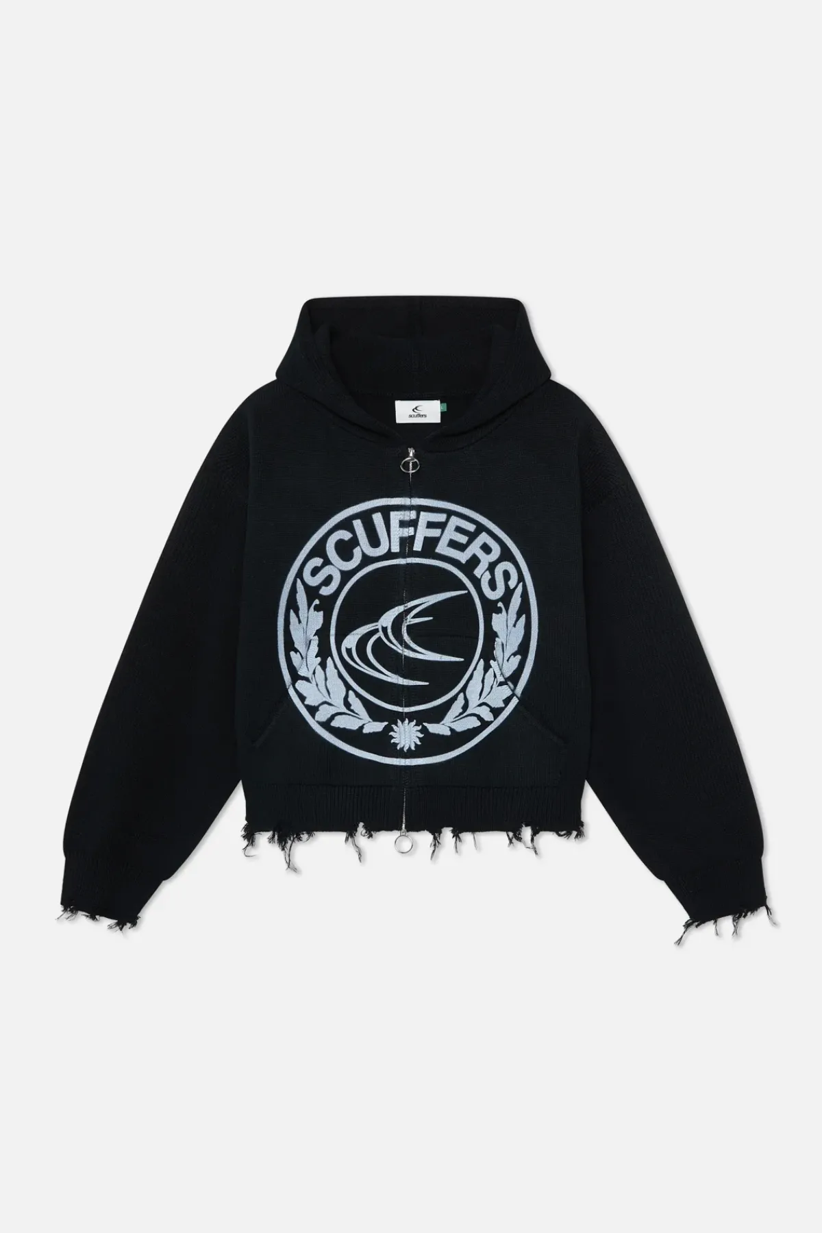 Scuffers Knitwear^CLG Black Knit Zipper
