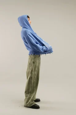 Scuffers Knitwear^CLG Blue Knit Zipper