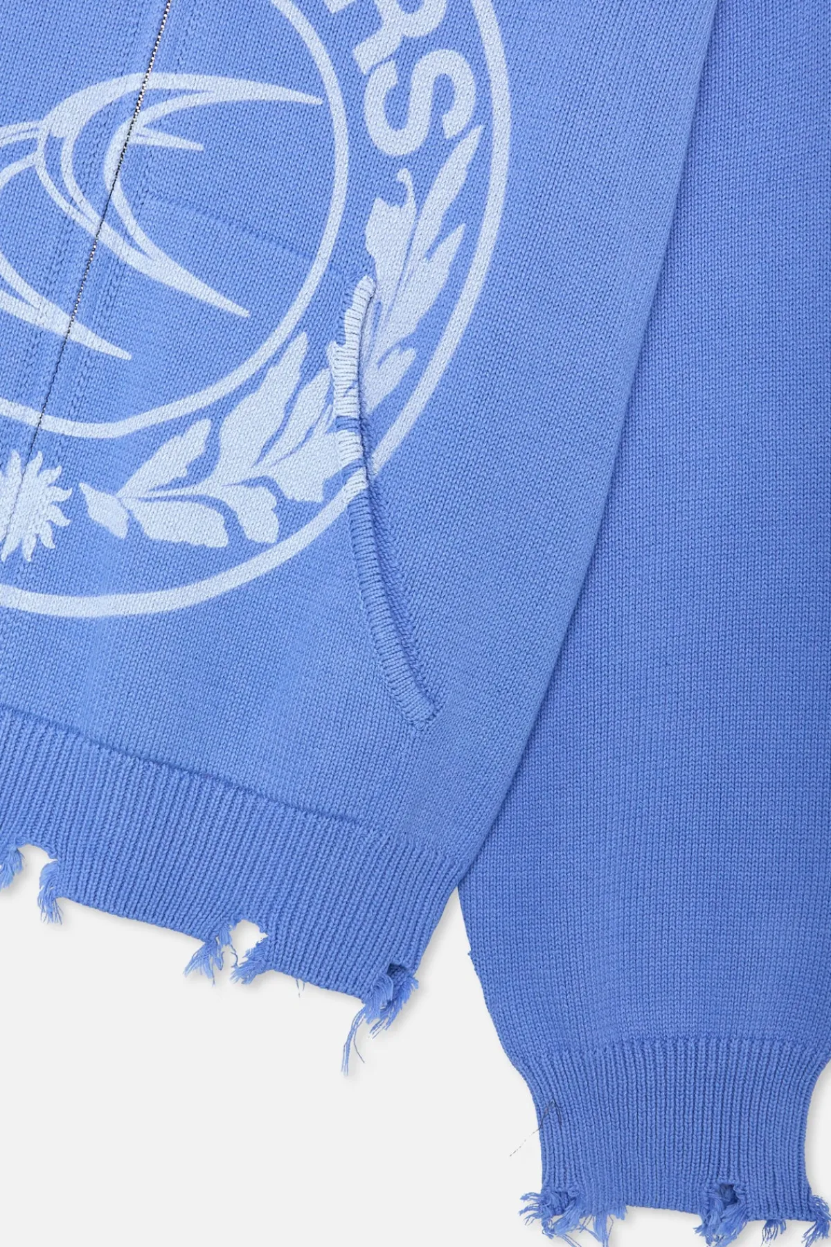 Scuffers Knitwear^CLG Blue Knit Zipper