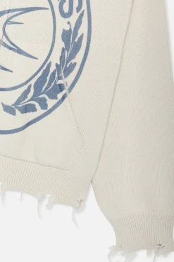 Scuffers Knitwear^CLG Ecru Knit Zipper