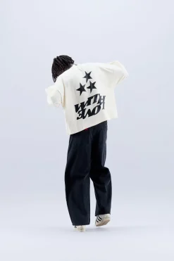 Scuffers Crewneck^Com Ecru Sweatshirt