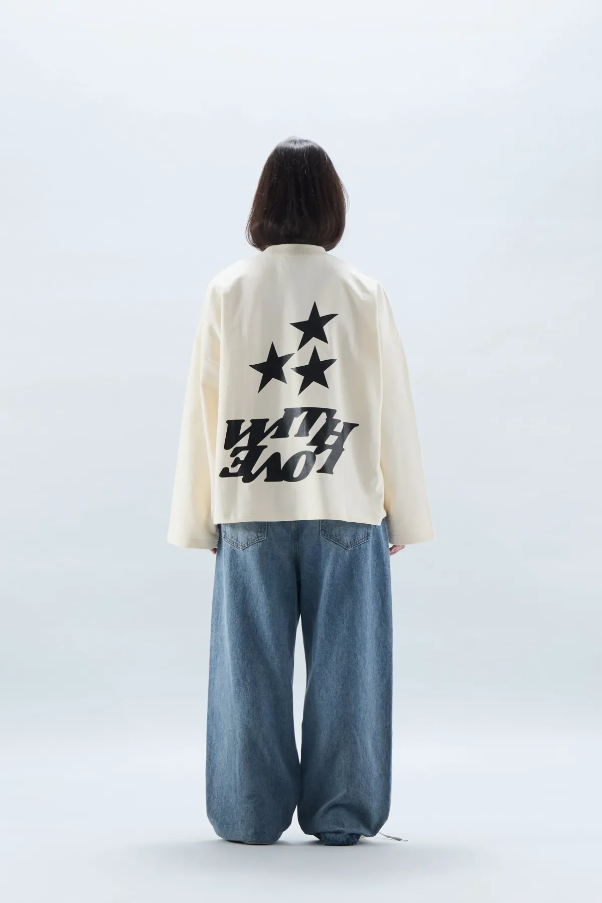 Scuffers Crewneck^Com Ecru Sweatshirt