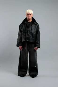 Scuffers Outerwear^Croc Black Jacket