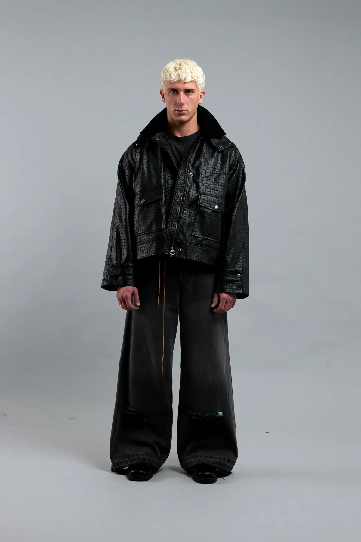 Scuffers Outerwear^Croc Black Jacket