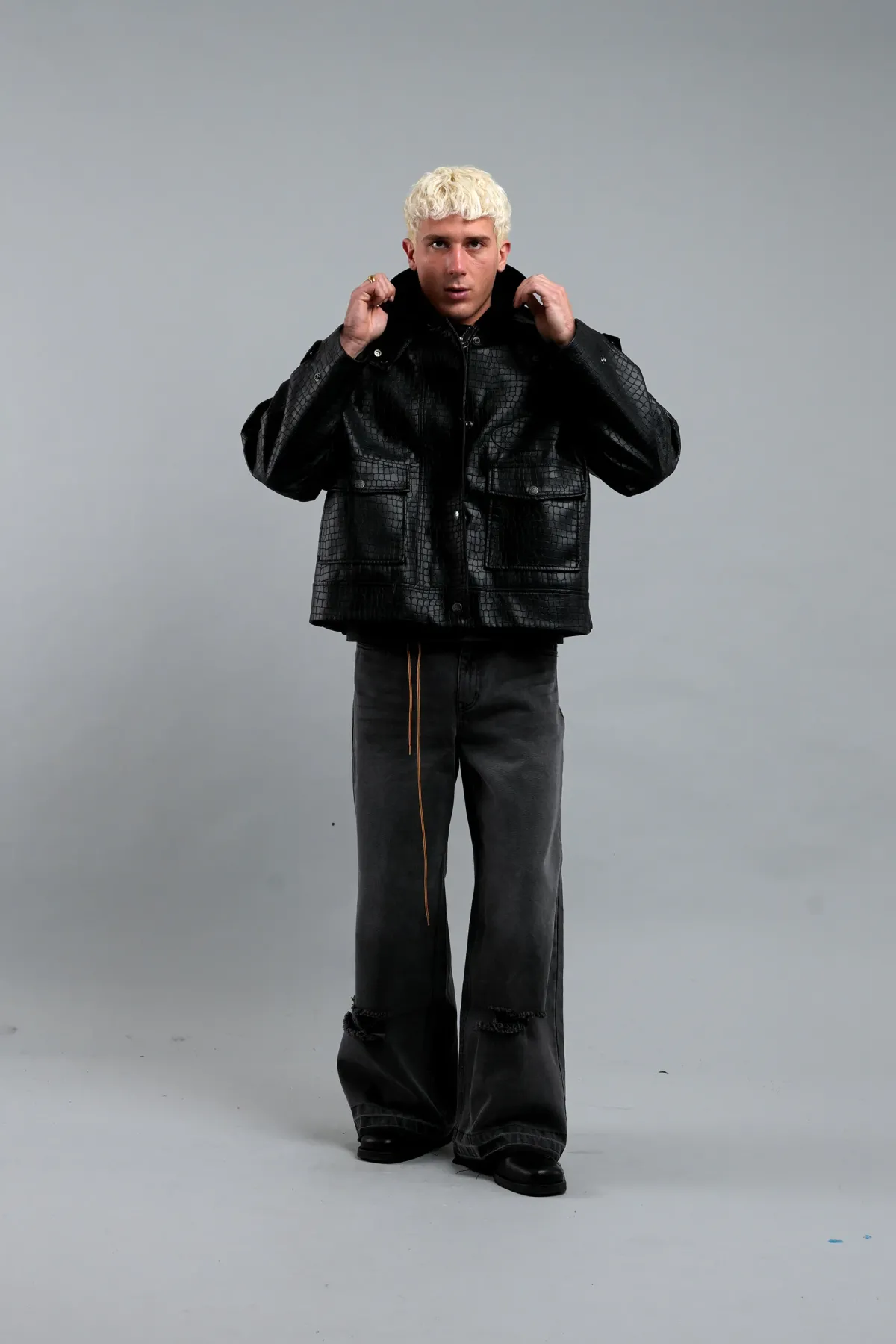 Scuffers Outerwear^Croc Black Jacket