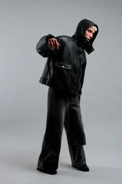 Scuffers Outerwear^Croc Black Jacket
