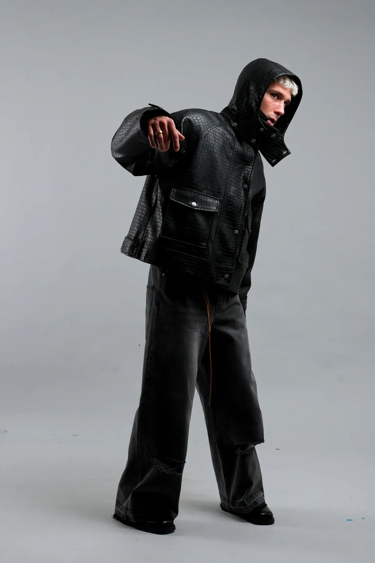 Scuffers Outerwear^Croc Black Jacket