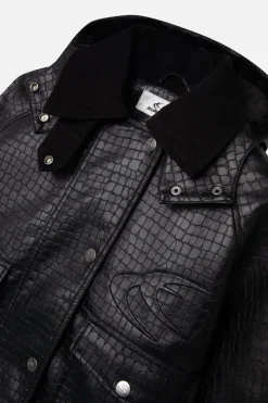 Scuffers Outerwear^Croc Black Jacket