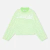 Scuffers Long Sleeves^Curator Green & White Longsleeve