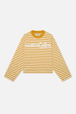 Scuffers Long Sleeves^Curator Orange & White Longsleeve