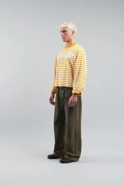 Scuffers Long Sleeves^Curator Orange & White Longsleeve