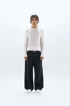 Scuffers Knitwear^Double Moon White Open Knit
