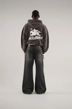 Scuffers Hoodies^Emblem Black Hoodie