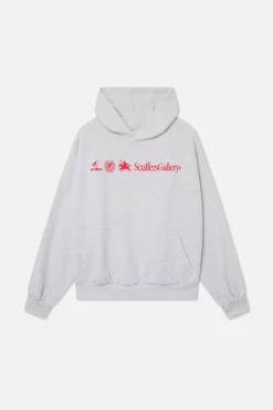 Scuffers Hoodies^Emblem Light Grey Hoodie