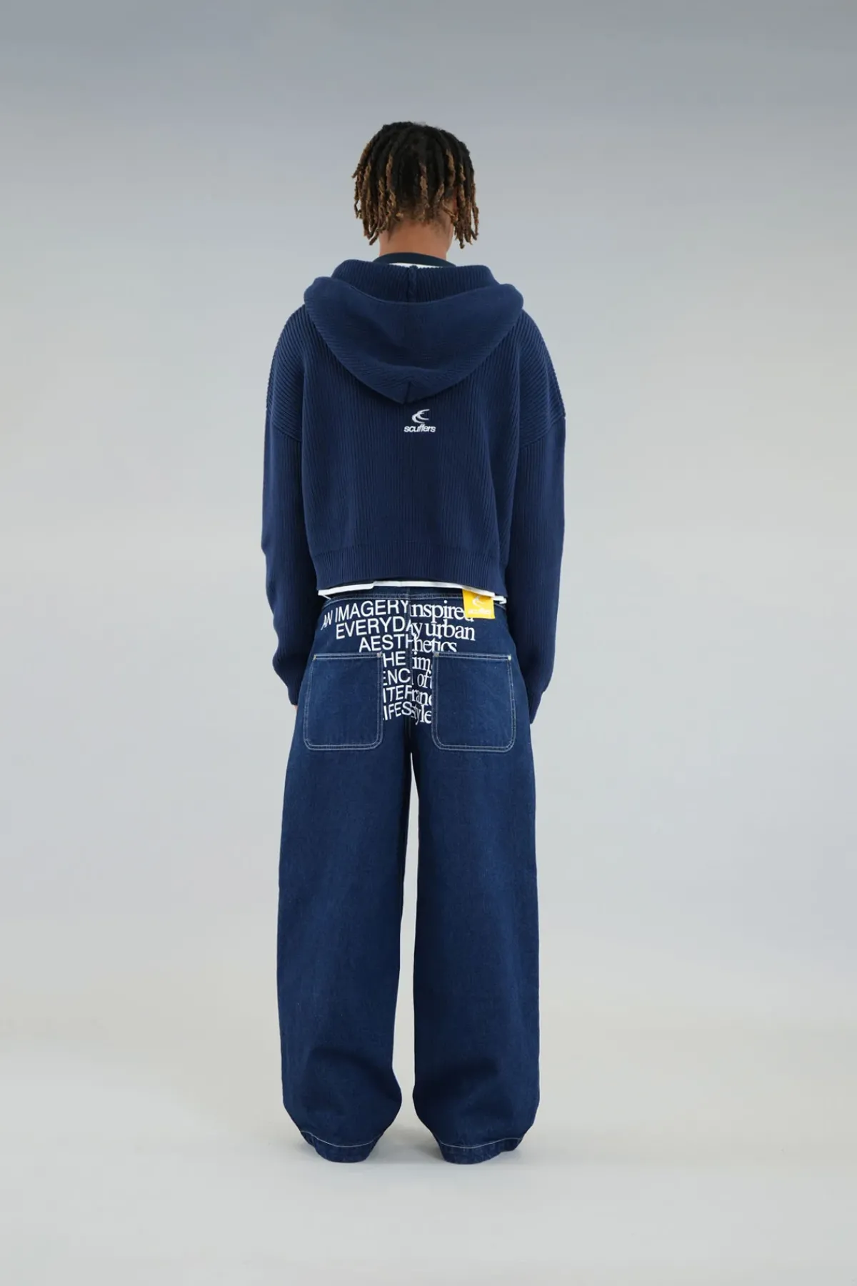 Scuffers Knitwear^Emblem Navy Zipper Knit