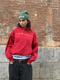 Scuffers Hoodies^Emblem Red Hoodie