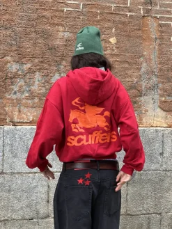 Scuffers Hoodies^Emblem Red Hoodie