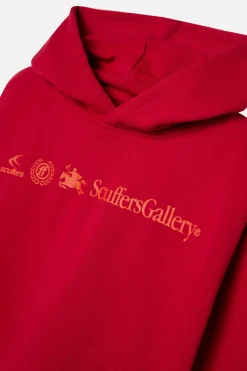 Scuffers Hoodies^Emblem Red Hoodie