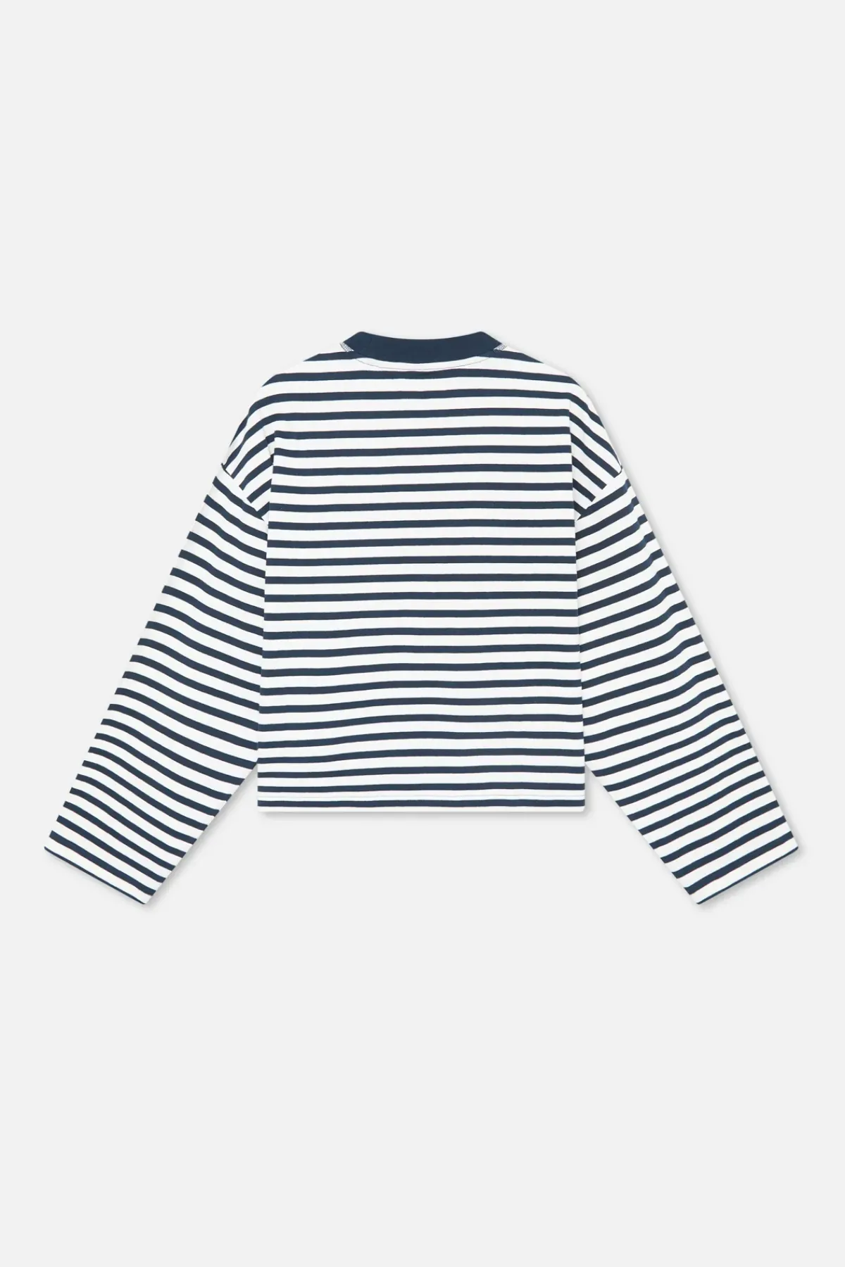 Scuffers Long Sleeves^Emblem Striped Navy Longsleeve