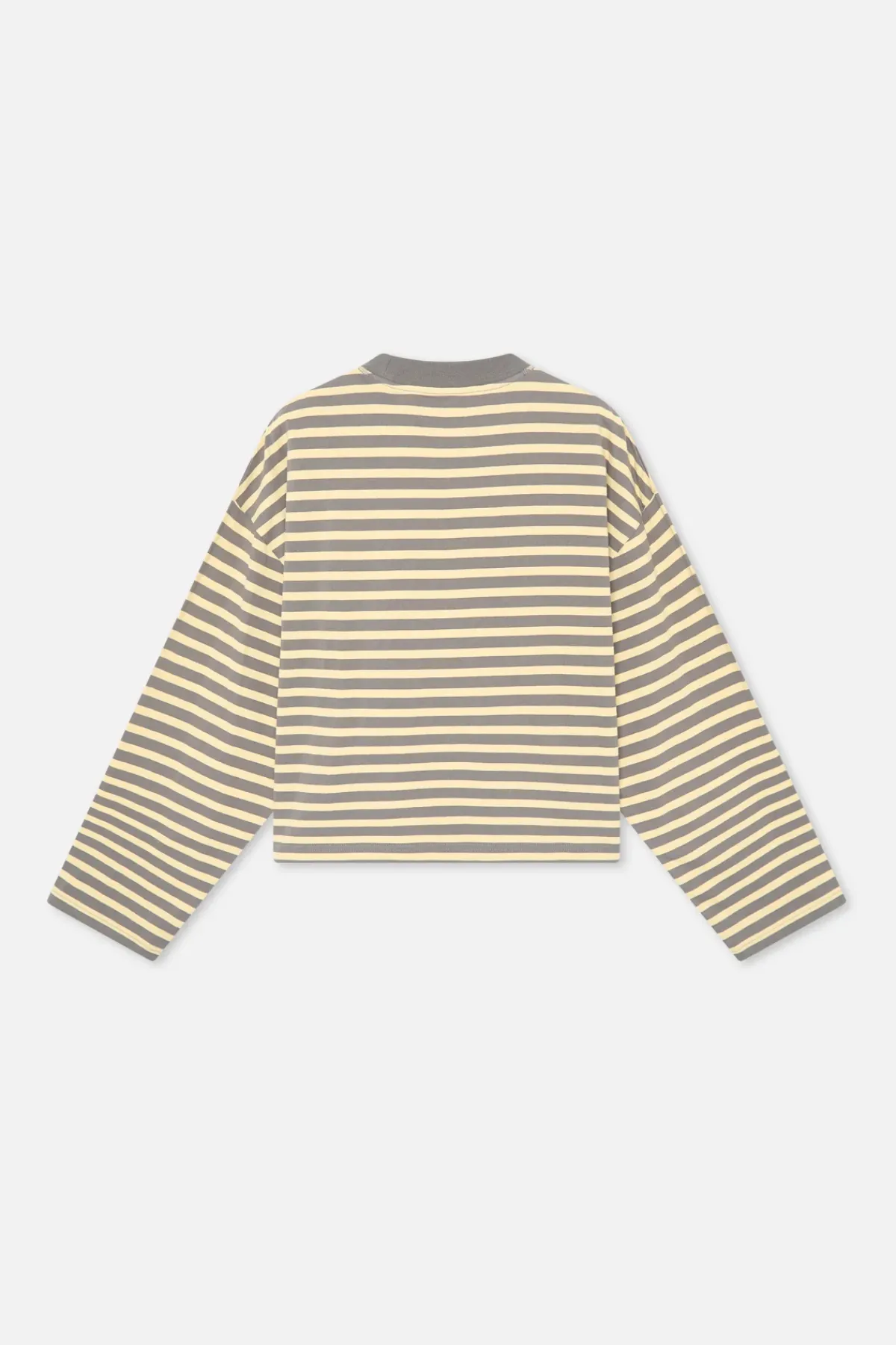 Scuffers Long Sleeves^Emblem Striped Yellow Longsleeve