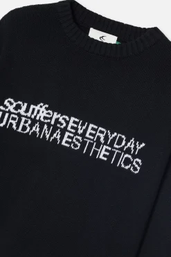 Scuffers Knitwear^Essential Black Knit