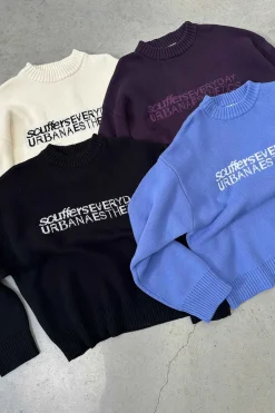 Scuffers Knitwear^Essential Black Knit
