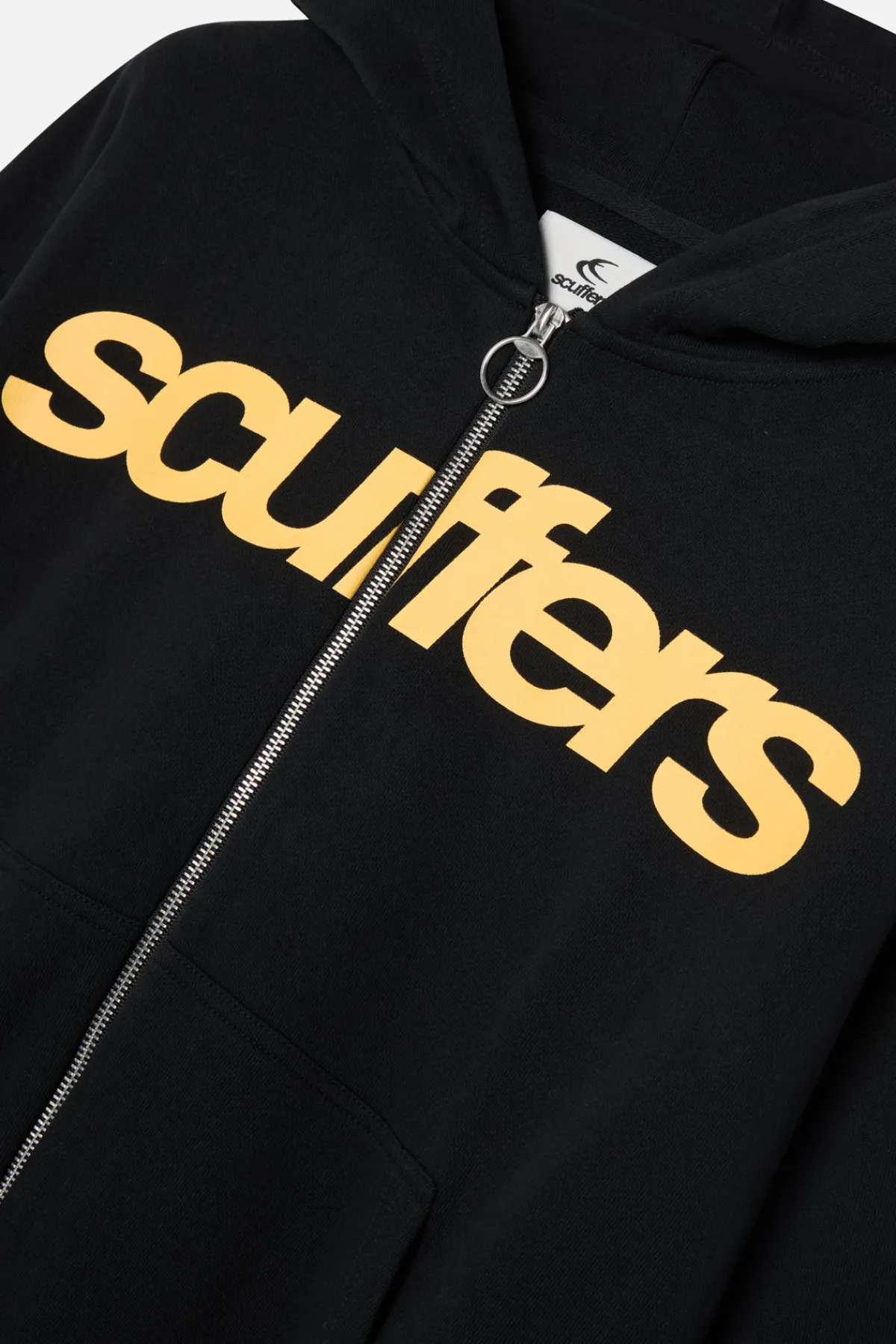 Scuffers Hoodies^Essential Black Zipper