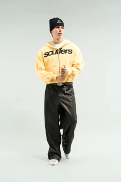 Scuffers Hoodies^Essential Yellow Zipper